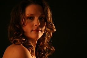 portrait of young, beautiful girl