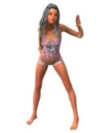 woman 3d drawing