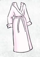 robe terry pajama drawing