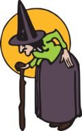 Clipart of old witch