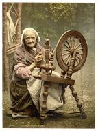 spinner irish woman