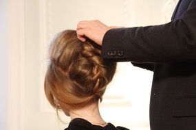 demonstration hair model