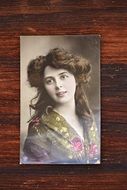 antique photo of a woman