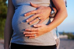 pregnancy hands woman maternity