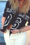 jacket black girl