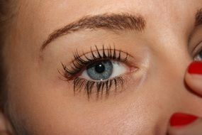 woman eye