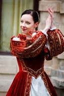 medieval dancer girl