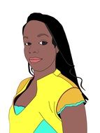 woman illustration face drawing