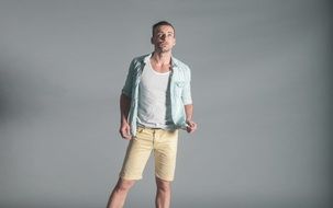 Fashion male shooting photography