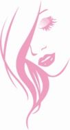 Clipart of Pink beauty woman