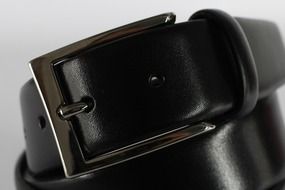 Black buckle waistbelt belt