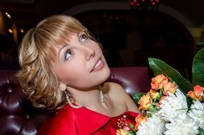 Portrait of Beautiful girl model