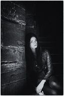 model black and white