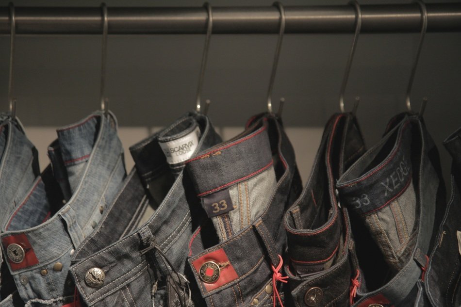 jeans shopping cloth texture