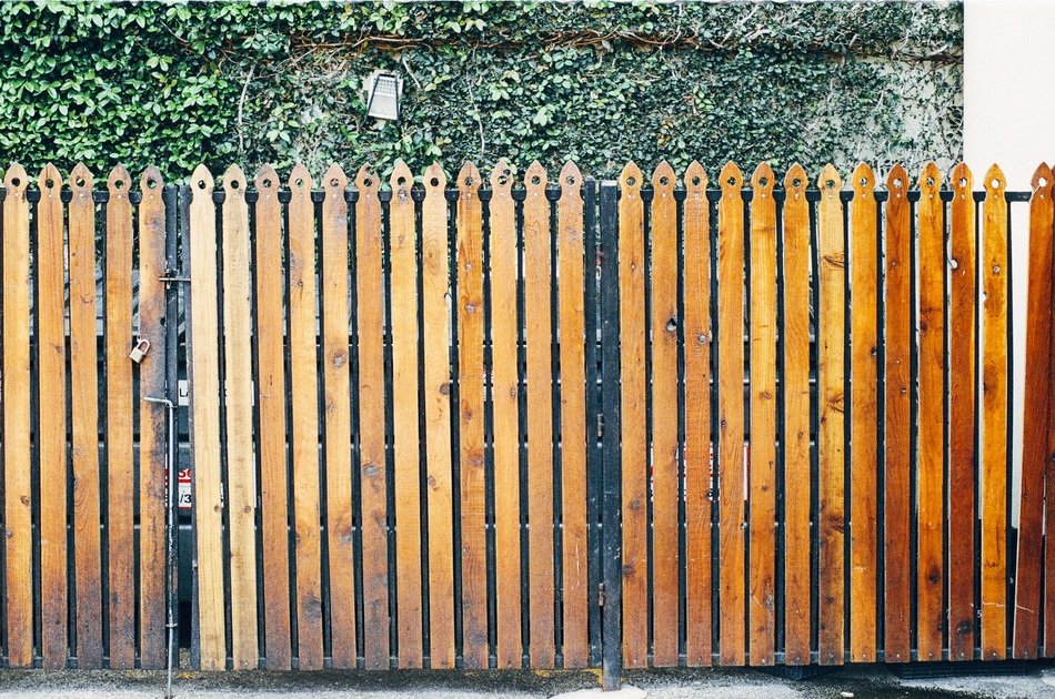 fence wooden planks grunge rural