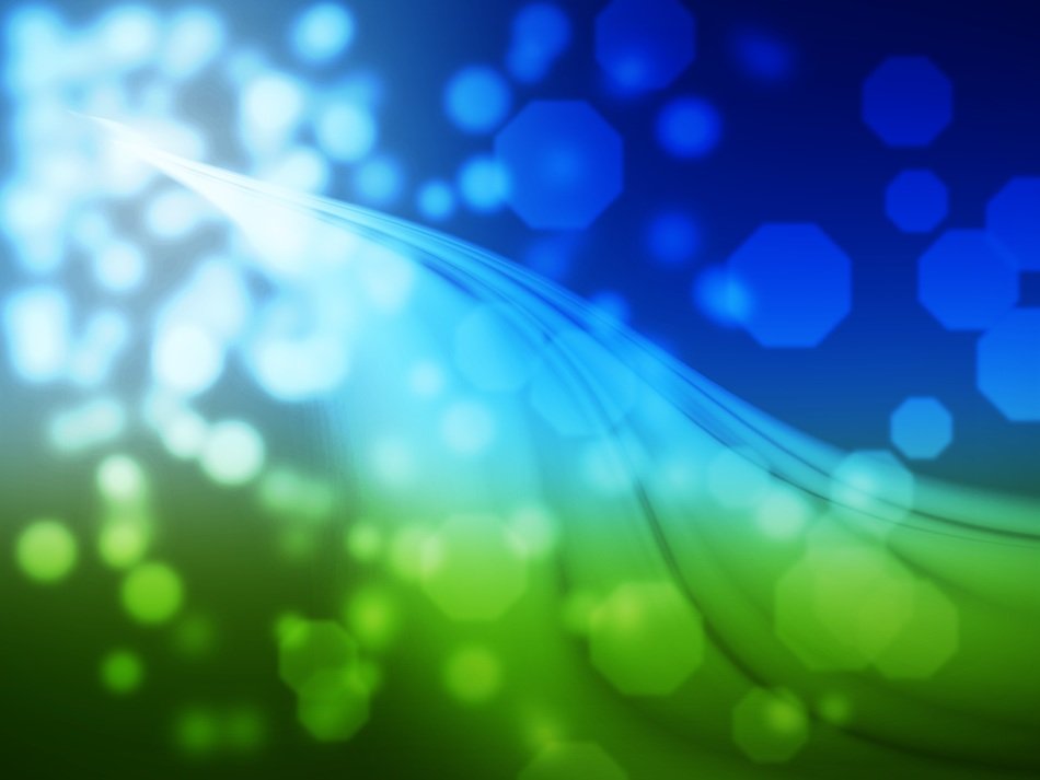 background bokeh green blue light