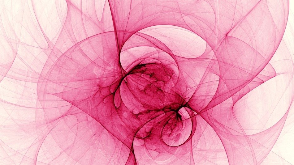 rose fractal background pink