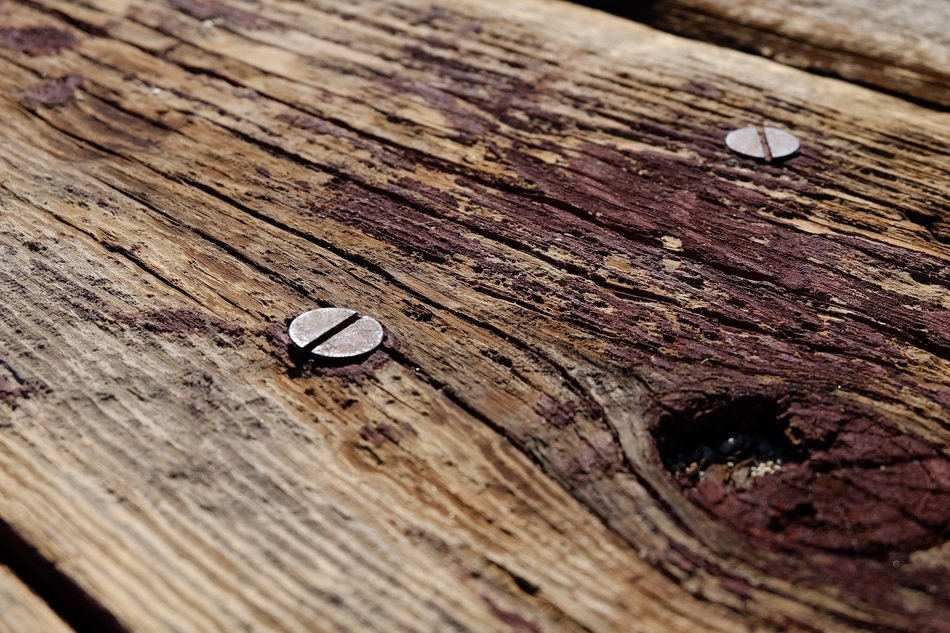 wood screws picnic table
