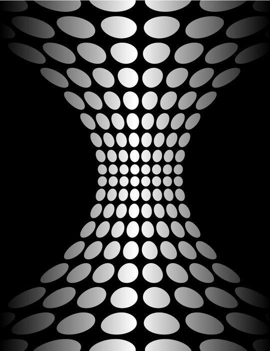 circles white abstract design