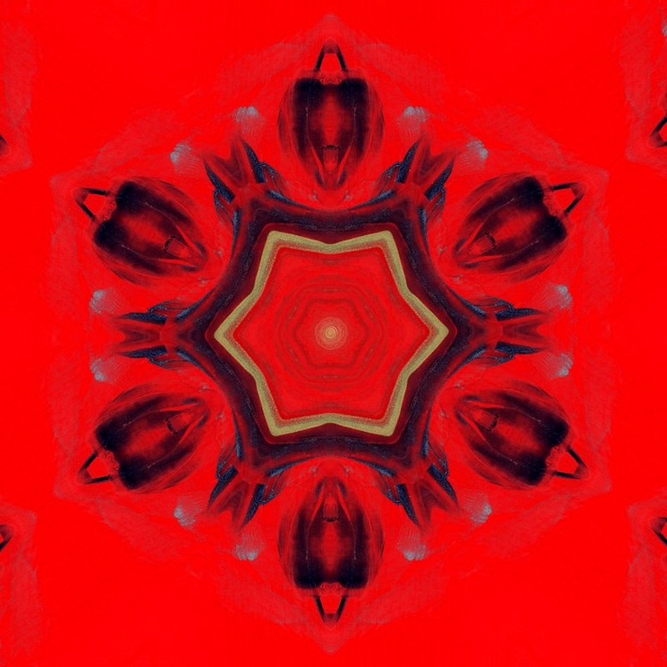 chakra art heart healing red