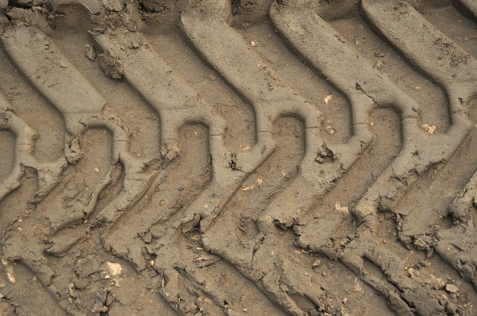 the background tire track local
