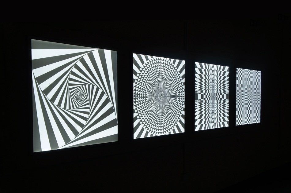 geometry black and white square