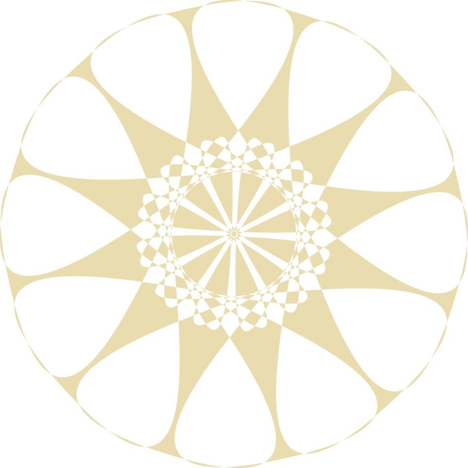 doily pattern wheel abstract
