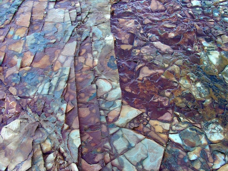 rock design color purple unique
