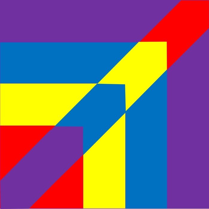 colorful red yellow blue purple