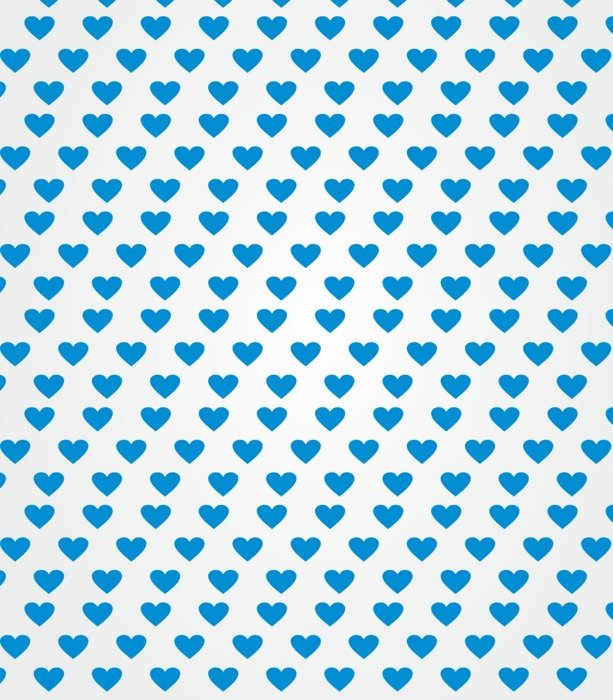background with tiny blue hearts