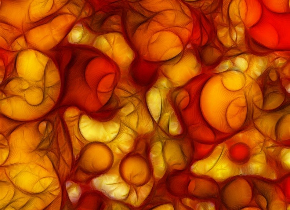 decoration wallpaper orange yellow