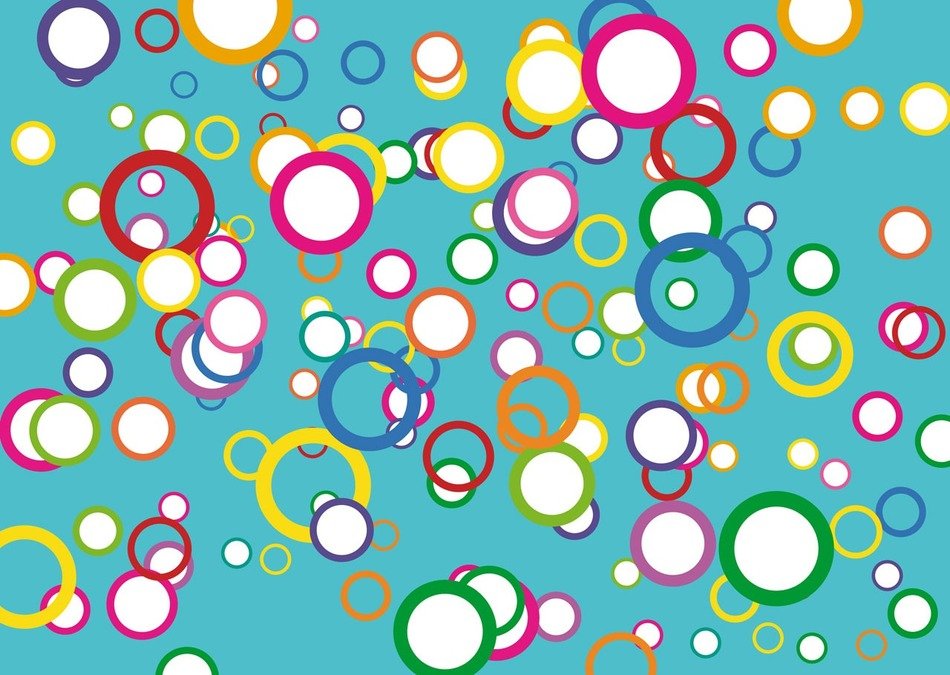 abstract background colors circles