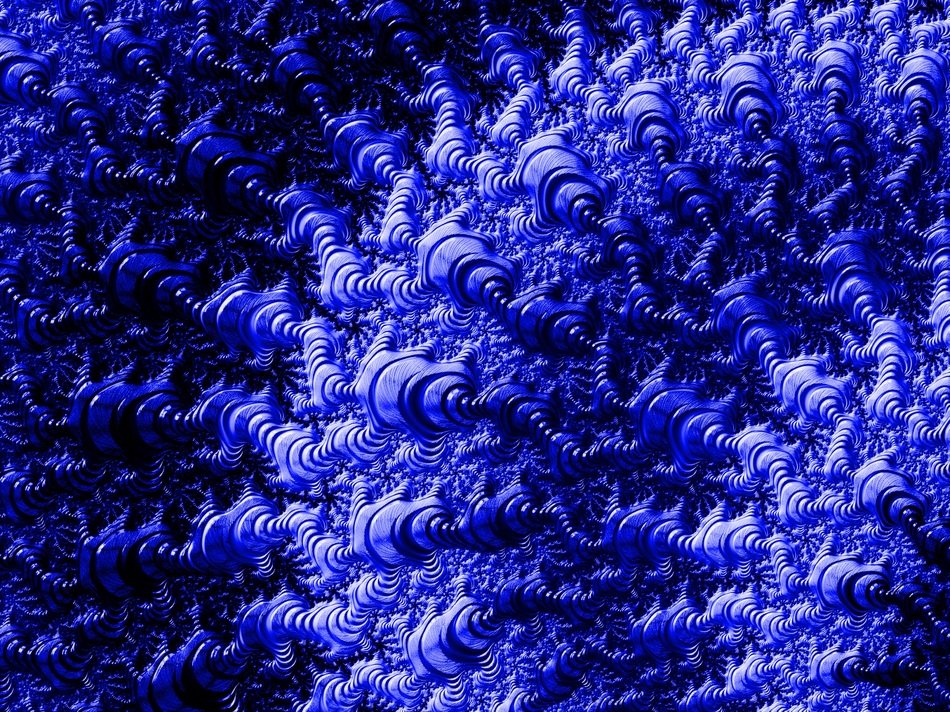 rich blue digital abstract