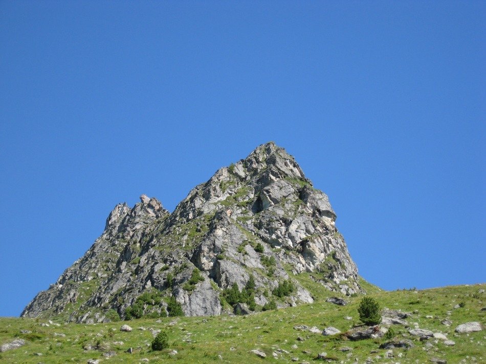 mountain hill rock blue grey