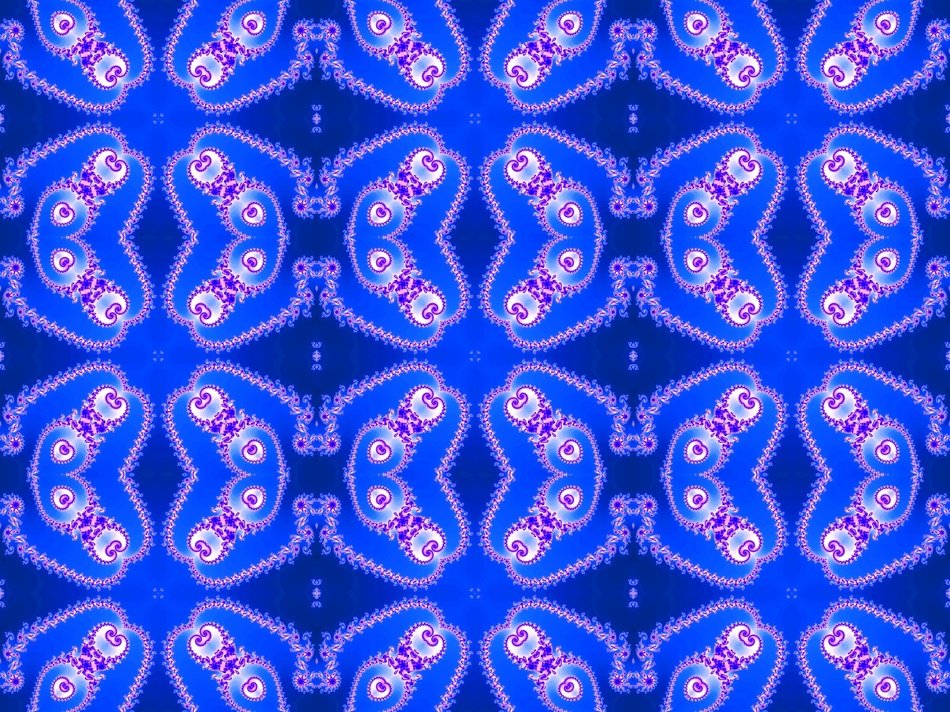 seamless fractal blue wallpaper