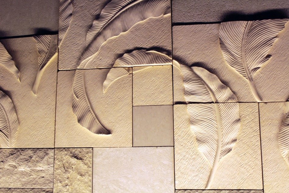 leaves wall decoration