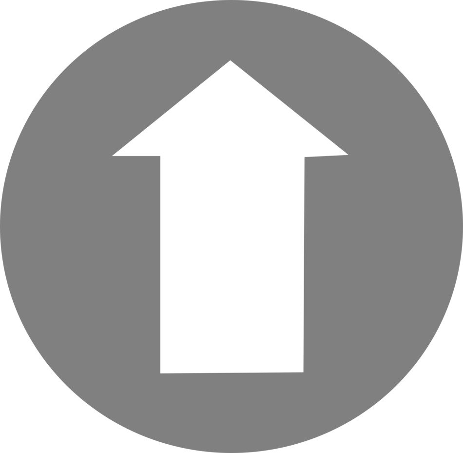 arrow up white gray background