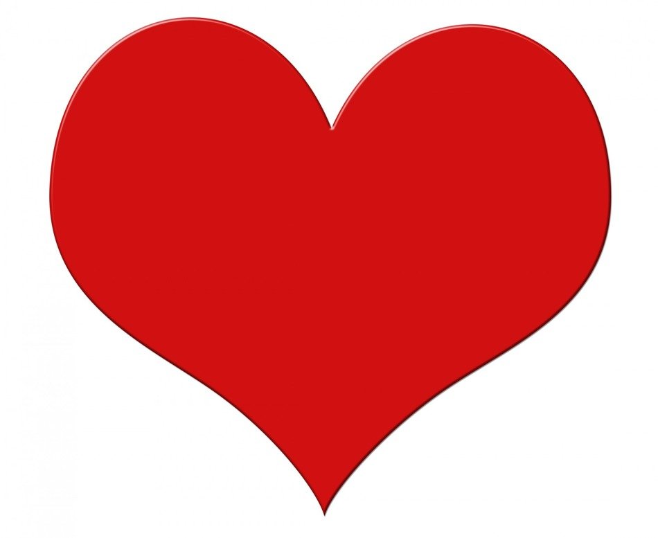 heart red big love romance