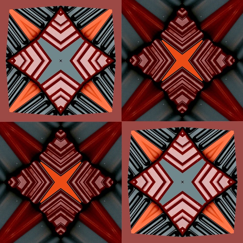 design on the metal sheet