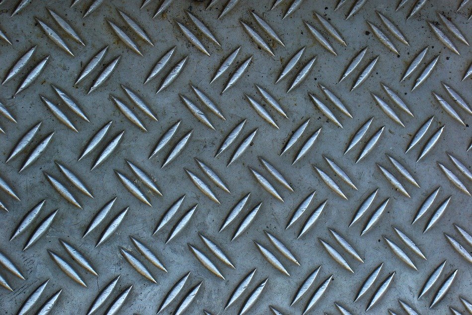 pattern close structure metal iron