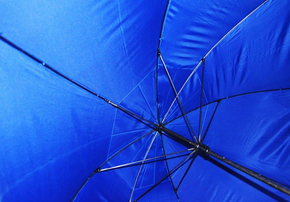 umbrella season rain red open