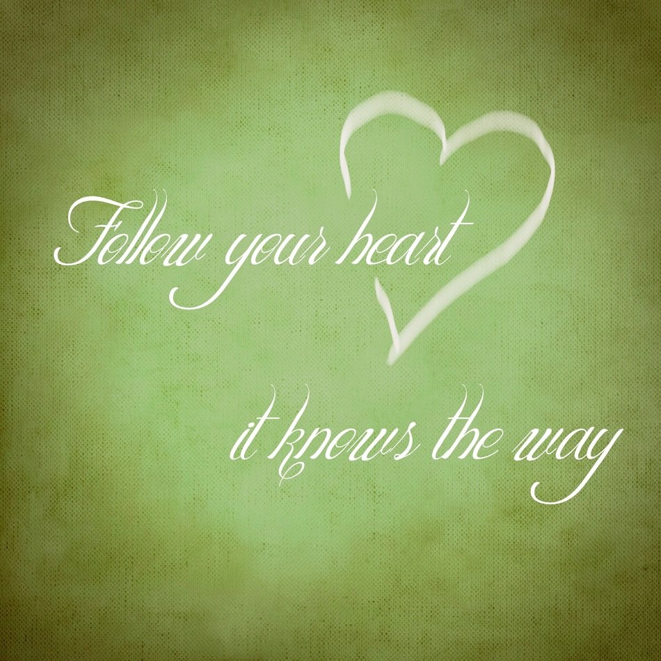 romantic green background