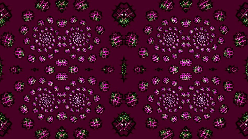 burgundy background with graphic art