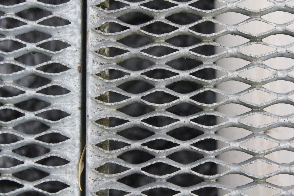 background metal grate holes steel