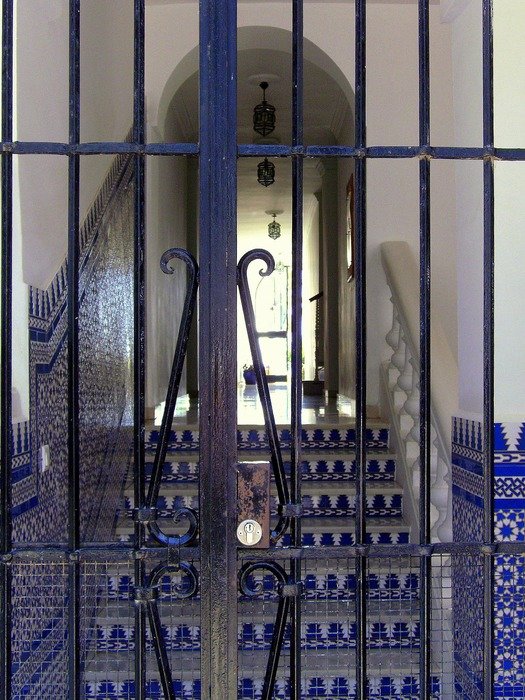 input house entrance goal gate