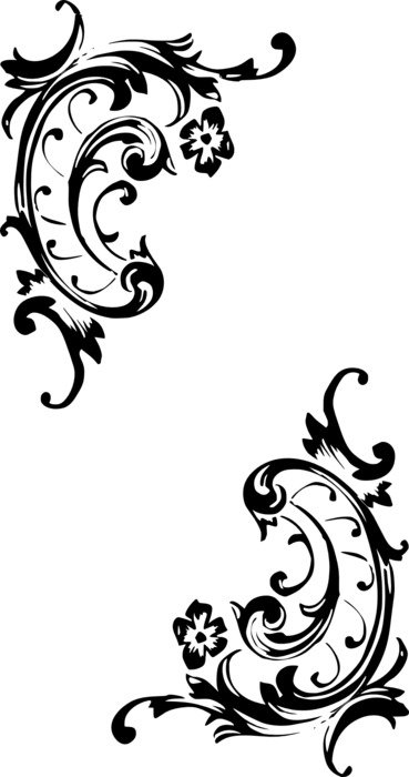 baroque pattern style flourish