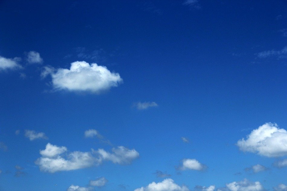 sky with floppy clouds