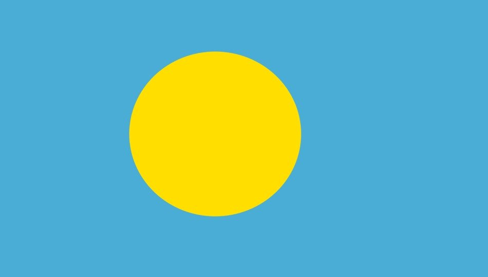 flag palau micronesia oceania