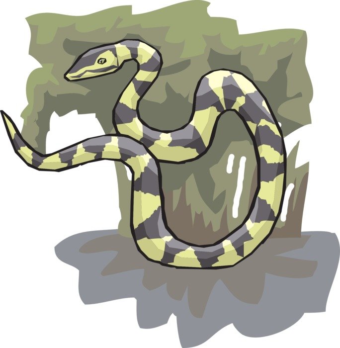 snake tree plant background