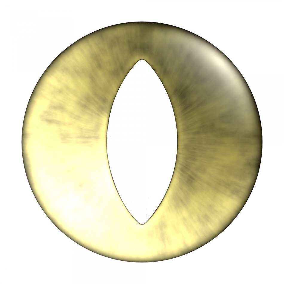 frame cat eye pupil empty white